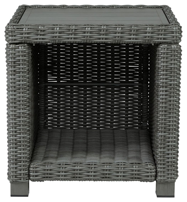 Elite Park - Gray - Square End Table Signature Design by Ashley® 