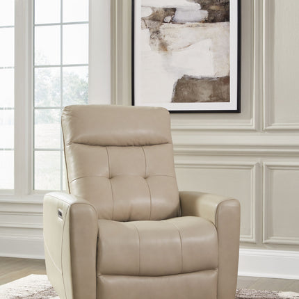 Pisgham - Power Recliner With Adj Headrest Signature Design by Ashley® 