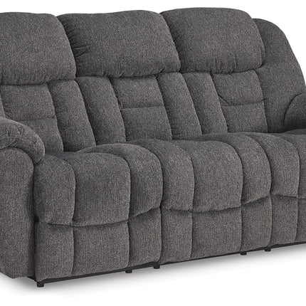 Foreside - Charcoal - Reclining Sofa Signature Design by Ashley® 