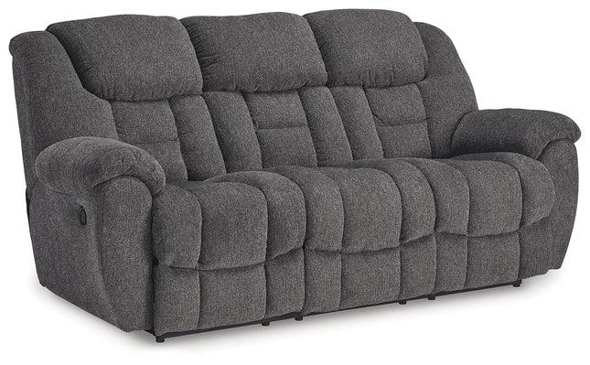 Foreside - Charcoal - Reclining Sofa Signature Design by Ashley® 