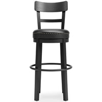 Valebeck -  Tall Upholstered Swivel Barstool Signature Design by Ashley® 