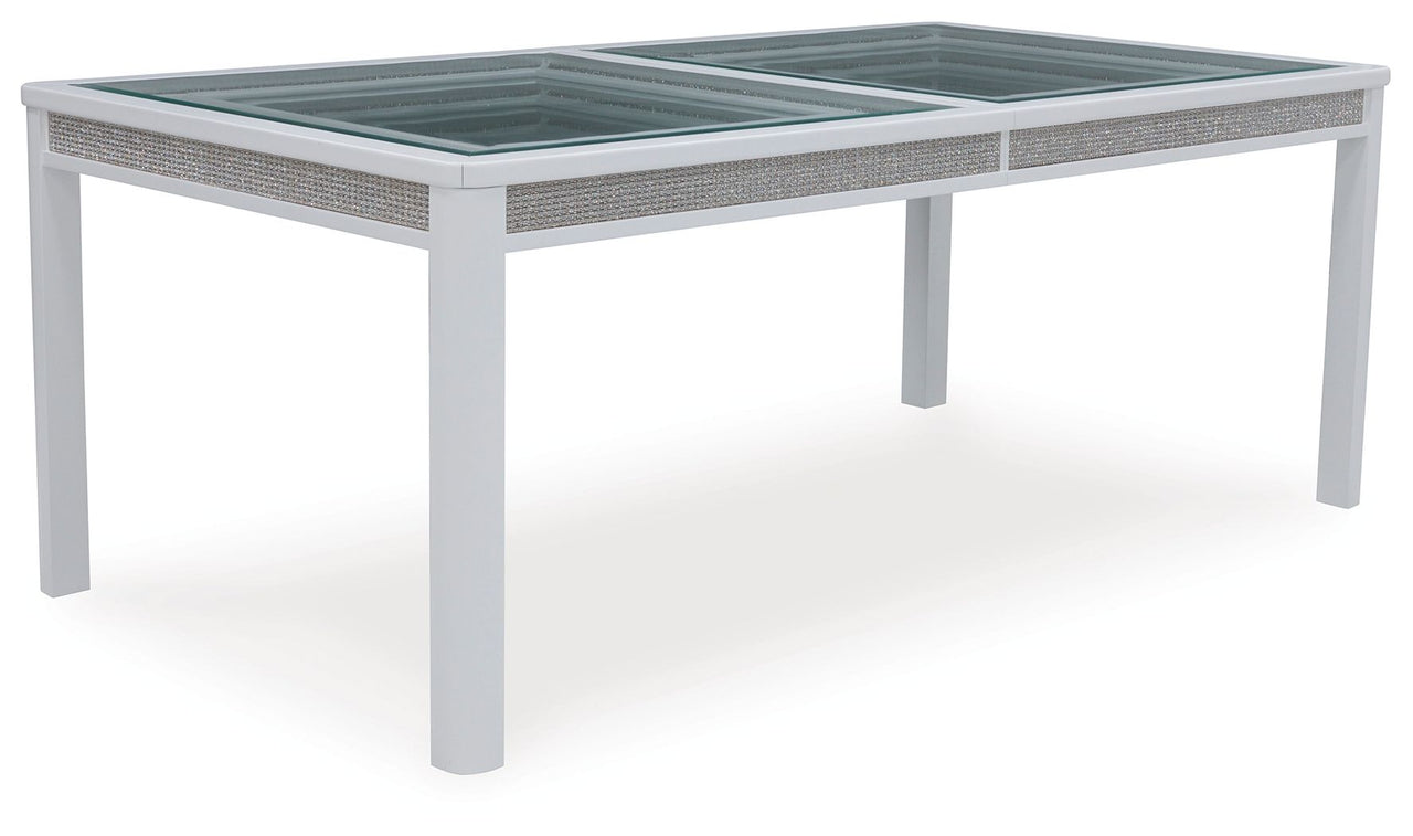 Chalanna - White - Rectangular Dining Room Extension Table - Tony's Home Furnishings