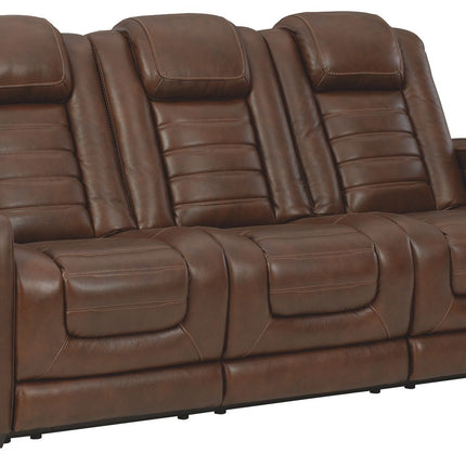 Backtrack - Chocolate - Pwr Rec Sofa With Adj Headrest Ashley Furniture 