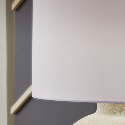 Calbert - Warm Gray - Poly Table Lamp Signature Design by Ashley® 