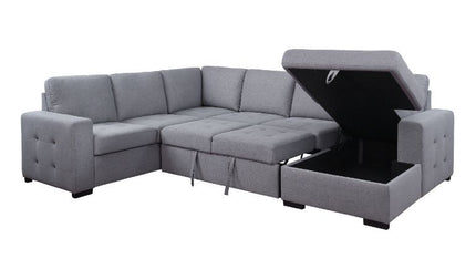 Nardo - Sectional Sofa - Gray Fabric ACME 