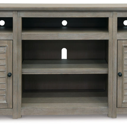 Moreshire - Bisque - 72" TV Stand W/Fireplace Option Signature Design by Ashley® 