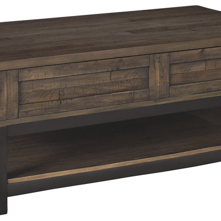 Johurst - Grayish Brown - Lift Top Cocktail Table Ashley Furniture 