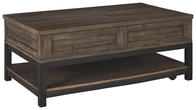 Johurst - Grayish Brown - Lift Top Cocktail Table Ashley Furniture 