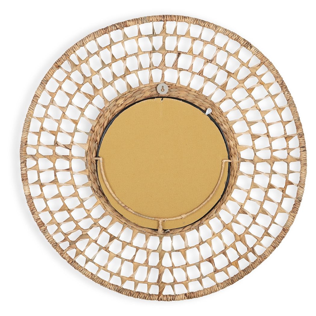 Deltlea - Natural - Accent Mirror - Tony's Home Furnishings
