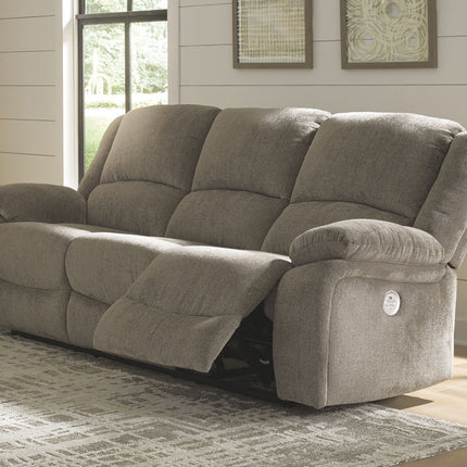 Draycoll - Pewter - Reclining Power Sofa Ashley Furniture 