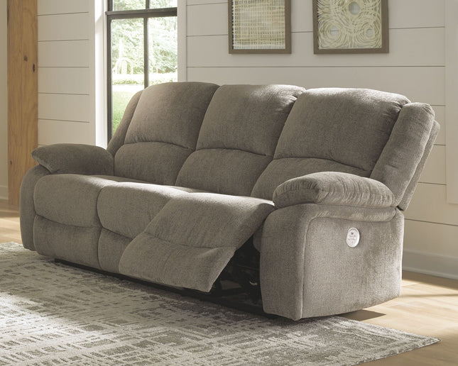 Draycoll - Pewter - Reclining Power Sofa Ashley Furniture 