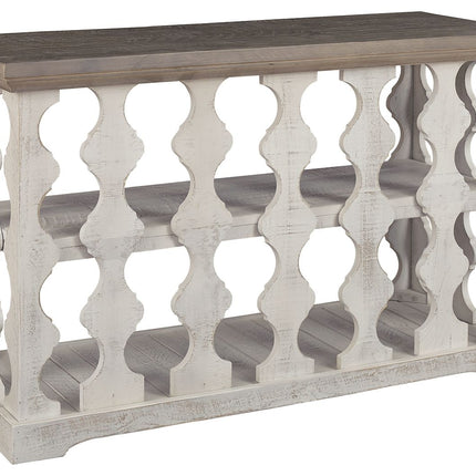 Havalance - Gray / White - Console Sofa Table Ashley Furniture 