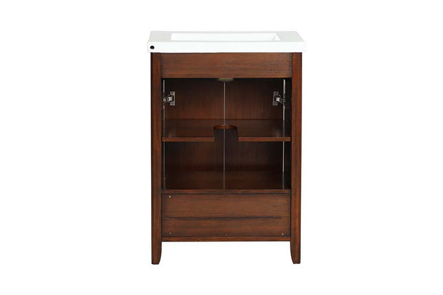 Lelia - Sink Cabinet - Walnut Finish ACME 