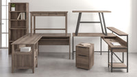 Thumbnail for Arlenbry - Gray - L-desk With Storage - Tony's Home Furnishings