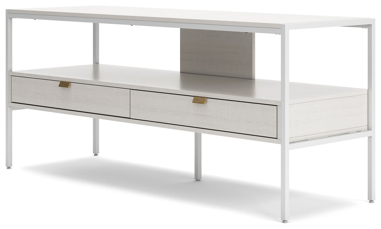 Deznee - White - Large TV Stand - Tony's Home Furnishings