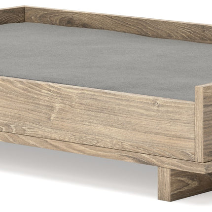 Oliah - Natural - Pet Bed Frame Ashley Furniture 