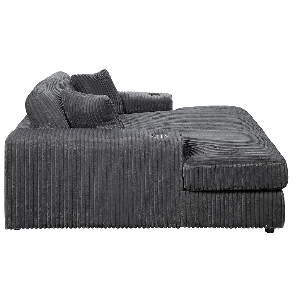 Hilde - Chaise With 2 Pillows ACME 