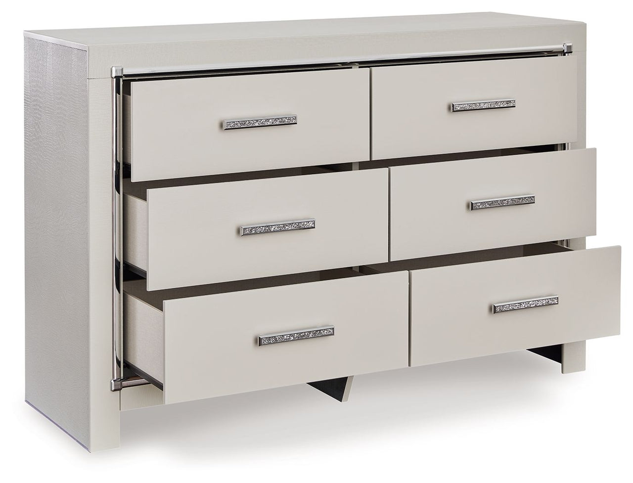Zyniden - Silver - Six Drawer Dresser Signature Design by Ashley® 