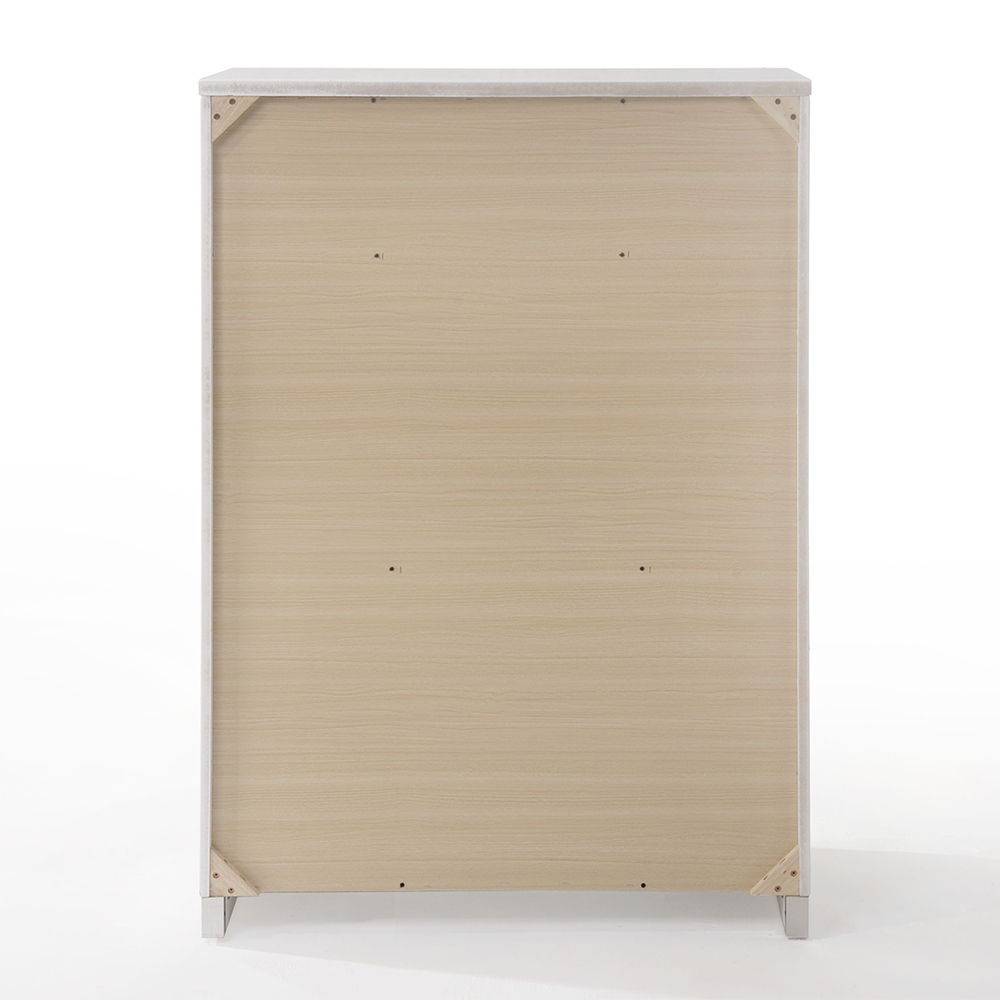 Naima II - Chest - White High Gloss - Tony's Home Furnishings