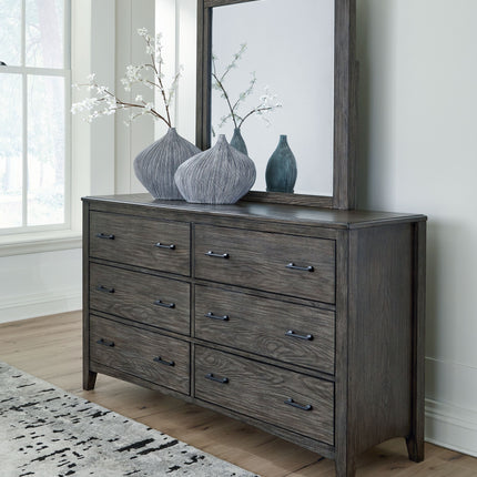 Montillan - Grayish Brown - Dresser And Mirror Signature Design by Ashley® 