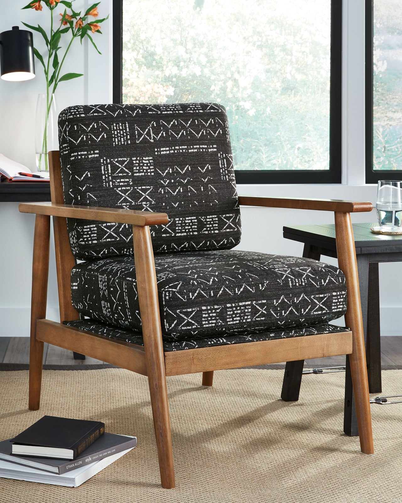 Bevyn - Charcoal - Accent Chair - Tony's Home Furnishings