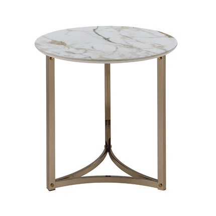 Zaidee - End Table - Sintered Champagne - Tony's Home Furnishings