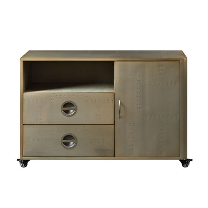 Jennavieve - Cabinet - Gold Aluminum ACME 