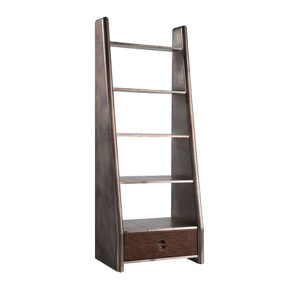 Brancaster - Bookcase - Aluminum - Tony's Home Furnishings