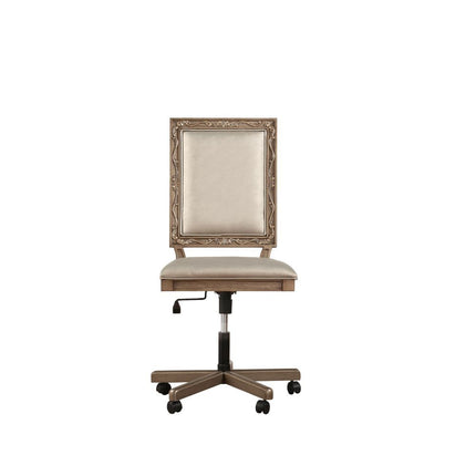 Orianne - Executive Office Chair - Champagne PU & Antique Gold ACME 