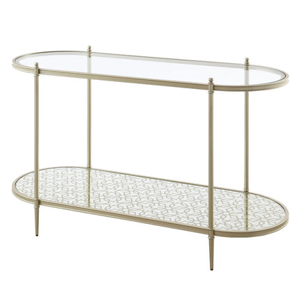 Zaba - Sofa Table - Pearl Silver - Tony's Home Furnishings