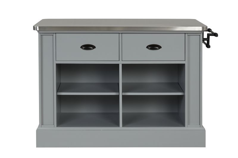 Urrur - Kitchen Island - Gray Finish ACME 