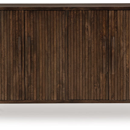 Amickly - Dark Brown - Accent Cabinet Signature Design by Ashley® 