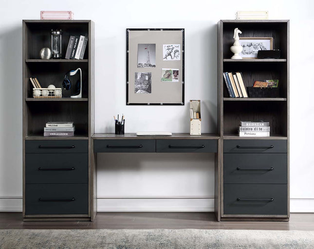 Estevon - Bookshelf - Gray Oak Finish ACME 