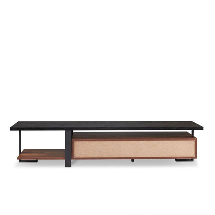 Elling - TV Stand - Walnut & Black ACME 