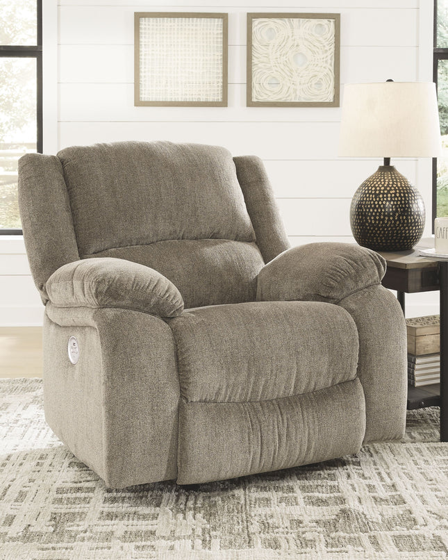 Draycoll - Pewter - Power Rocker Recliner Ashley Furniture 