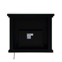Noralie - Fireplace - Mirrored & Faux Diamonds - 40