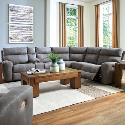 Next-gen Durapella - Power Reclinering Sectional Set Signature Design by Ashley® 