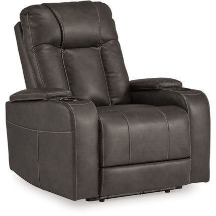 Feazada - Power Recliner With Adj Headrest - Tony's Home Furnishings