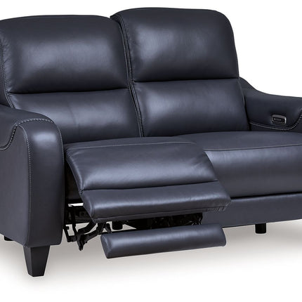 Mercomatic - Power Reclining Loveseat With Adj Headrest Signature Design by Ashley® 