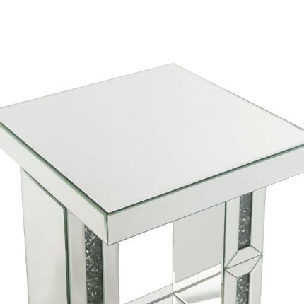 Noralie - Accent Table - Mirrored - 24" ACME 