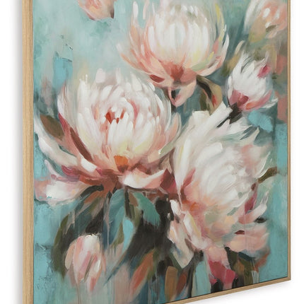 Parryville - Aqua / Pink - Wall Art Signature Design by Ashley® 