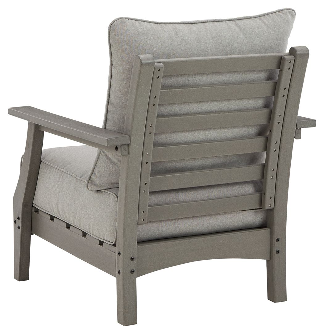 Visola - Gray - Lounge Chair W/Cushion (Set of 2) Signature Design by Ashley® 
