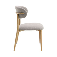 Kacey - Side Chair (Set of 2) - Gray Boucle & Natural Finish ACME 