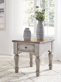 Thumbnail for Lodenbay - Antique Gray / Brown - Rectangular End Table - Tony's Home Furnishings