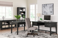 Thumbnail for Beckincreek - Black - Home Office Small Leg Desk - Tony's Home Furnishings
