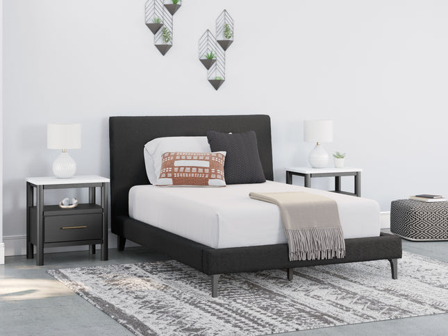 Cadmori - Upholstered Bed With Roll Slats Signature Design by Ashley® 