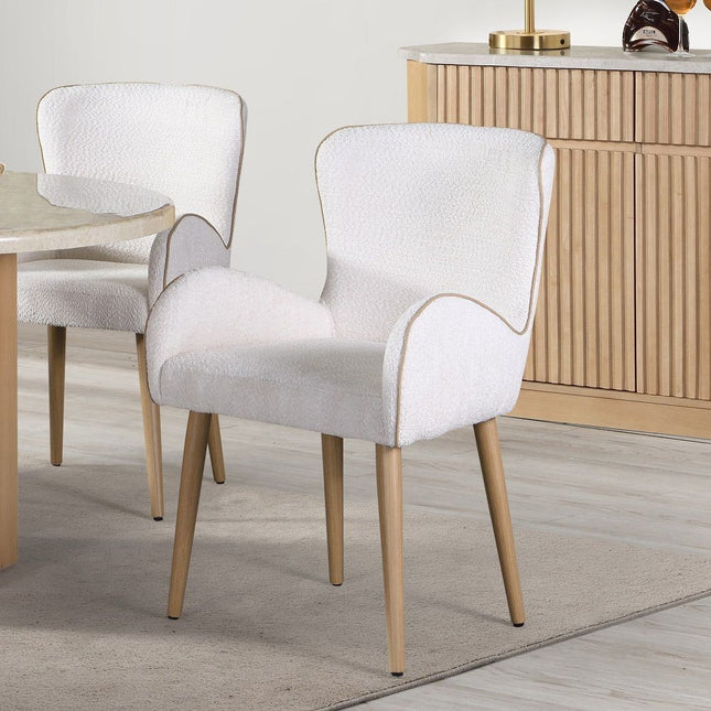 Adalynn - Side Chair (Set of 2) - Gray & Weathered Gray Oak - Tony's Home Furnishings