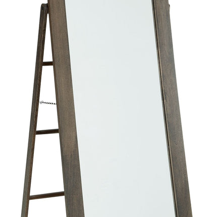 Dirkins - Brown - Floor Mirror Signature Design by Ashley® 