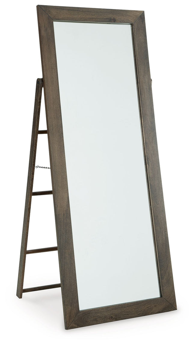 Dirkins - Brown - Floor Mirror Signature Design by Ashley® 