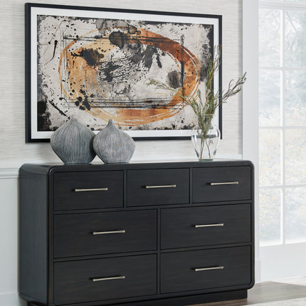 Rowanbeck - Black - Dresser Signature Design by Ashley® 